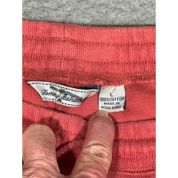Tommy Bahama Women's Coral Quarter Zip Sweatshirt & Capri Jogger Set Size L - Picture 7 of 8